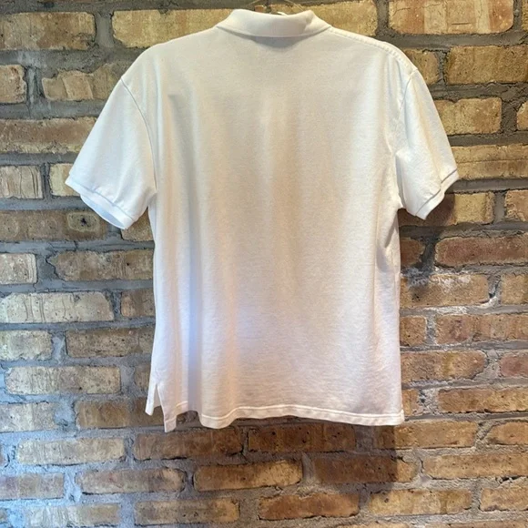 Ralph Lauren White Polo Shirt women’s large short sleeve - Picture 4 of 4